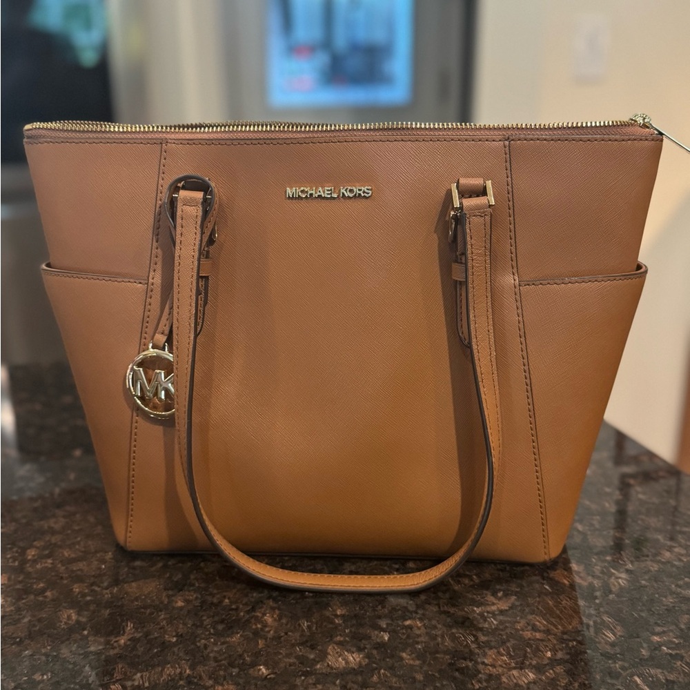 Michael Kors Brown Leather Tote
